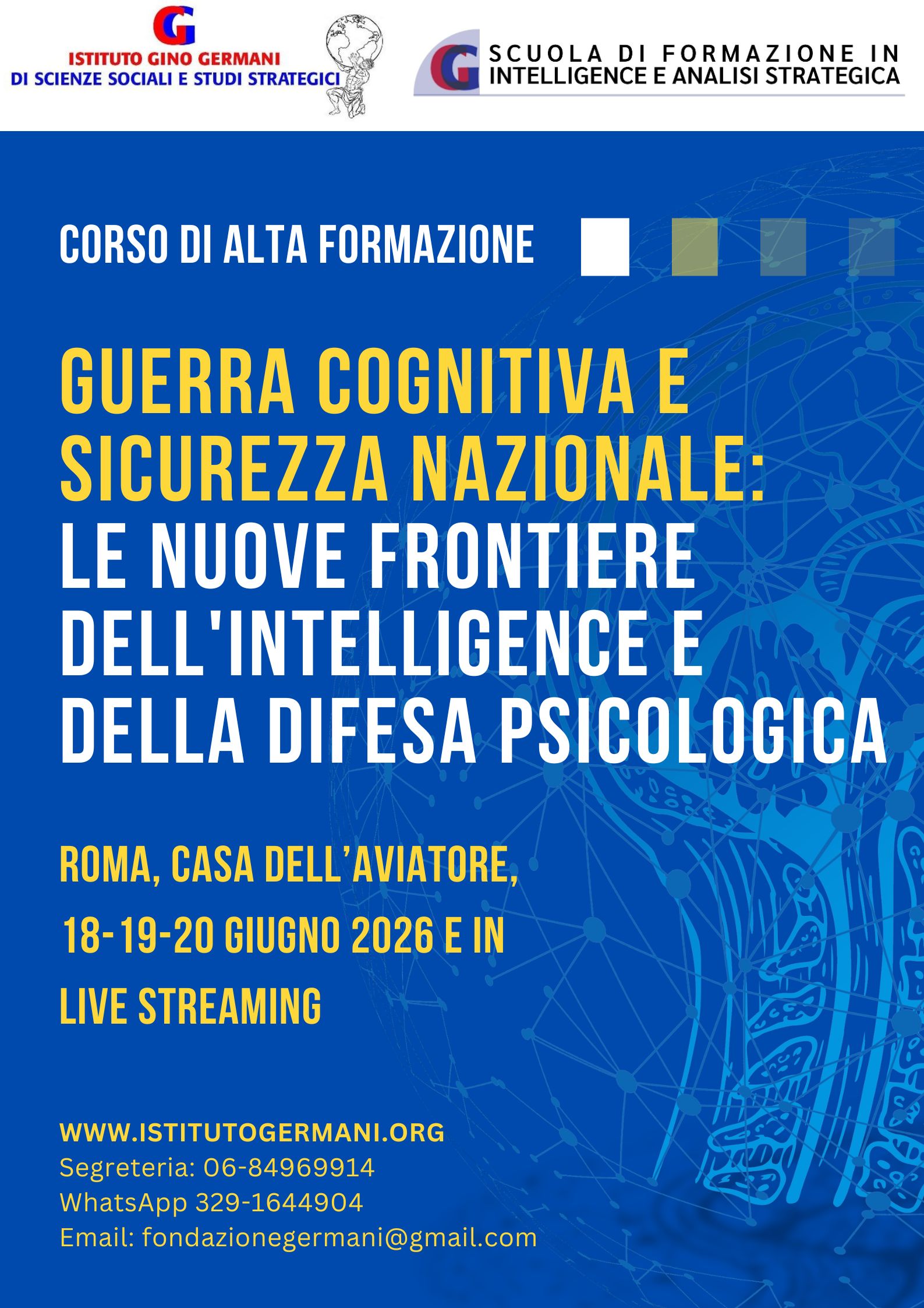 Guerra Cognitiva e Sicurezza Nazionale: le nuove frontiere dell'intelligence e della difesa psicologica